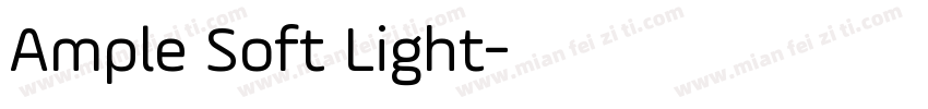Ample Soft Light字体转换